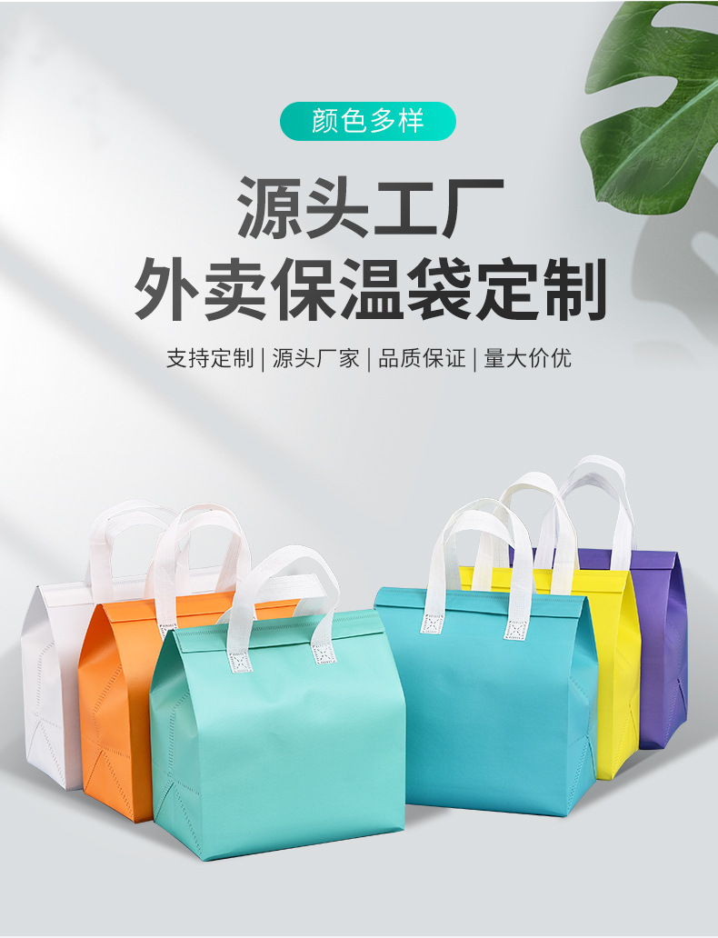 甘孜藏族自治州无纺布保温袋外卖袋